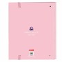 Carpeta de anillas Benetton Vichy Rosa claro A4