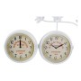 Horloge Murale DKD Home Decor Blanc Métal (38 x 9 x 37 cm)