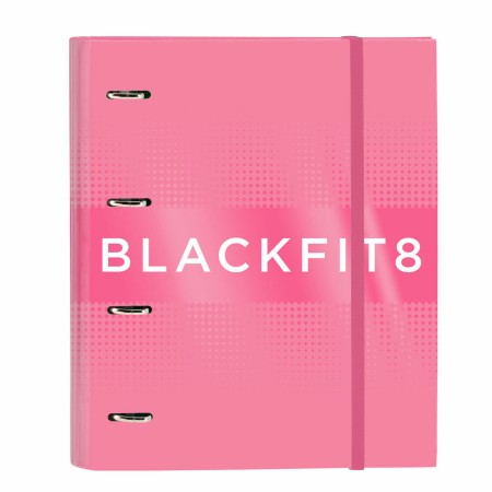 Carpeta de anillas BlackFit8 Glow Up Rosa A4