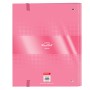 Carpeta de anillas BlackFit8 Glow Up Rosa A4