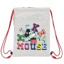 Sac à dos serré par des ficelles Mickey Mouse Only One Blue marine 26 x 34 x 1 cm