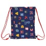 Sac à dos serré par des ficelles Mickey Mouse Only One Blue marine 26 x 34 x 1 cm