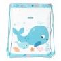 Bolsa Mochila con Cuerdas Safta Ballenita 26 x 34 x 1 cm