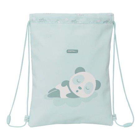 Bolsa Mochila con Cuerdas Safta Sleepy Gris 26 x 34 x 1 cm