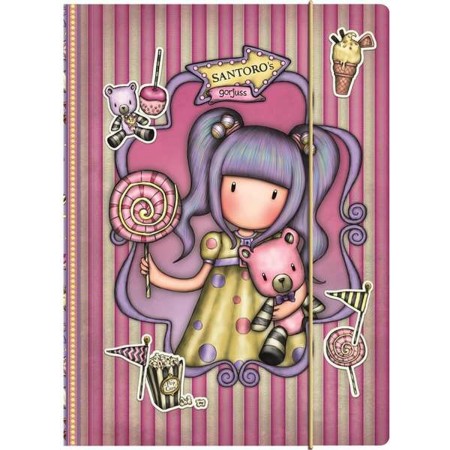 Carnet Gorjuss Fairground First Prize Lila A4 24,8 x 9 x 33,4 cm