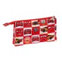 Portatodo Triple Cars Let's Race Blanco Rojo 22 x 12 x 3 cm