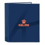 Carpeta de anillas Kelme Navy blue Naranja Azul marino 27 x 33 x 6 cm