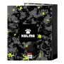 Carpeta de anillas Kelme Jungle Negro Gris Lima 27 x 33 x 6 cm