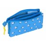 Trousse Fourre-Tout Triple El Hormiguero Bleu 22 x 12 x 3 cm