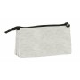 Trousse Fourre-Tout Triple Kappa Gris 22 x 12 x 3 cm