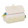 Trousse Fourre-Tout Triple Benetton Topitos Blanc Naturel 21,5 x 10 x 8 cm