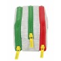 Trousse Fourre-Tout Triple Benetton Pop Gris 21 x 8 x 8 cm