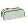 Trousse Fourre-Tout Triple Benetton Pop Gris 21 x 8 x 8 cm