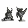Figurine Décorative DKD Home Decor Argenté Résine (2 pcs)