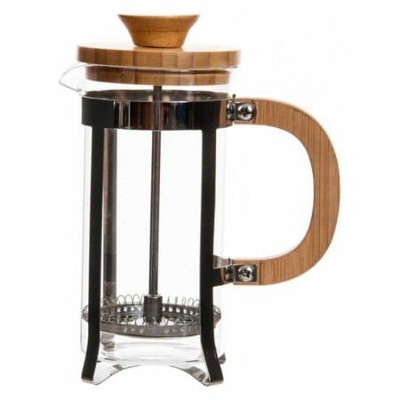 Cafetière à Piston DKD Home Decor Bambou Acier inoxydable (350 ml)