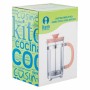 Cafetière à Piston DKD Home Decor Bambou Acier Verre Borosilicaté (600 ml)