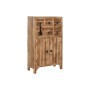 Cajonera Home ESPRIT Negro Natural Abeto Madera MDF Oriental 63 x 27 x 101 cm