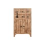 Cajonera Home ESPRIT Negro Natural Abeto Madera MDF Oriental 63 x 27 x 101 cm