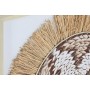 Toile Home ESPRIT Blanc Naturel Boho 60 x 3 x 60 cm (2 Unités)