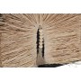Lienzo Home ESPRIT Negro Natural Moderno Boho 50 x 3 x 60 cm (2 Unidades)