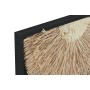 Lienzo Home ESPRIT Negro Natural Moderno Boho 50 x 3 x 60 cm (2 Unidades)