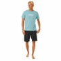 T-shirt à manches courtes homme Rip Curl Big Mumma Icon Bleu ciel