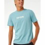 T-shirt à manches courtes homme Rip Curl Big Mumma Icon Bleu ciel