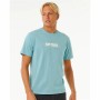 T-shirt à manches courtes homme Rip Curl Big Mumma Icon Bleu ciel