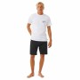 T-shirt à manches courtes homme Rip Curl Stapler Blanc