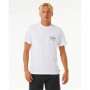 Camiseta de Manga Corta Hombre Rip Curl Stapler Blanco