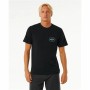 T-shirt à manches courtes homme Rip Curl Stapler Noir