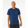 T-shirt à manches courtes homme Rip Curl Stapler Bleu