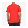 Camiseta de Manga Corta Hombre Bullpadel Exudo Rojo