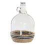 Bouteille DKD Home Decor Verre Naturel Transparent Rotin (17 x 17 x 27 cm)