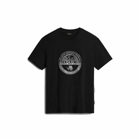 T-shirt à manches courtes homme Napapjiri S-Bollo Noir