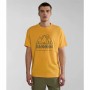 Camiseta de Manga Corta Hombre Napapjiri S-Faber Dorado