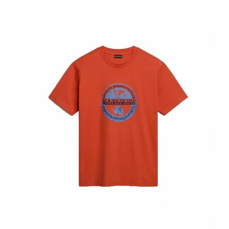 Camiseta de Manga Corta Hombre Napapjiri S-Bollo Ss 1 Naranja