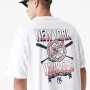 Camiseta de Manga Corta Hombre New Era Graphic New York Yankees Blanco