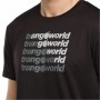 Camiseta de Manga Corta Hombre Trangoworld Arbas Negro