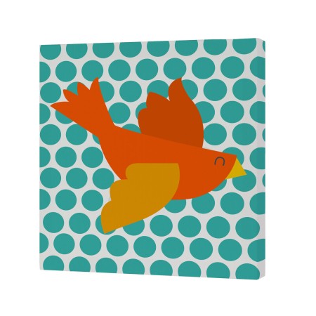 Lienzo HappyFriday Baleno Teen Zoo Multicolor 27 x 27 cm