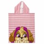 Serviette poncho avec capuche The Paw Patrol Rose 50 x 115 cm