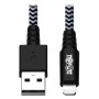 Cable USB a Lightning Eaton M100-006-HD Negro 1,8 m