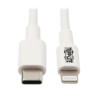 Cable USB-C a Lightning Eaton M102-003-WH Blanco 90 cm