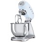 Mixeur/mélangeur de pâte Smeg SMF02PBEU Bleu Argenté 800 W 4,8 L