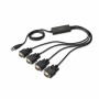 Adaptador USB a RS232 Digitus DA-70159 Negro 1,5 m