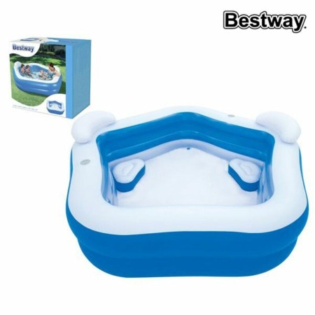 Bestway Piscina Hinchable 2 Camaras Family 213x206x69 cm +6 Años Jardin 54153