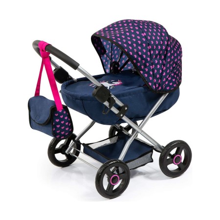 Carrito para Muñecas Bayer 12754AA Azul marino 58 cm