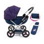 Carrito para Muñecas Bayer 12754AA Azul marino 58 cm