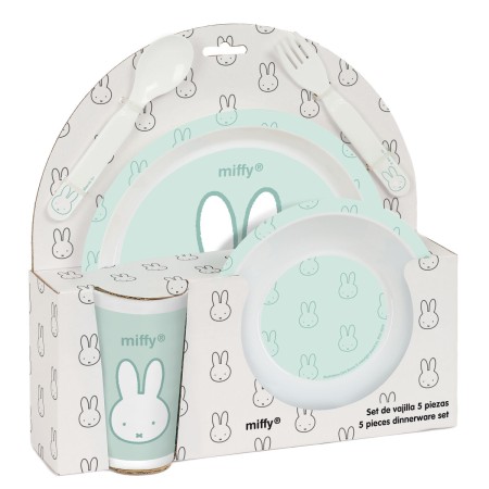 Set de vajilla infantil Miffy (5 Piezas)