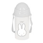 Botella con Tapa y Pajita Miffy Niebla Gris PVC 500 ml